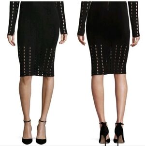 + Olivia Melanie Pointelle Pencil Skirt in size SMALL